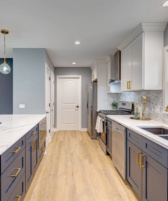 newly remodeled kitchen in house